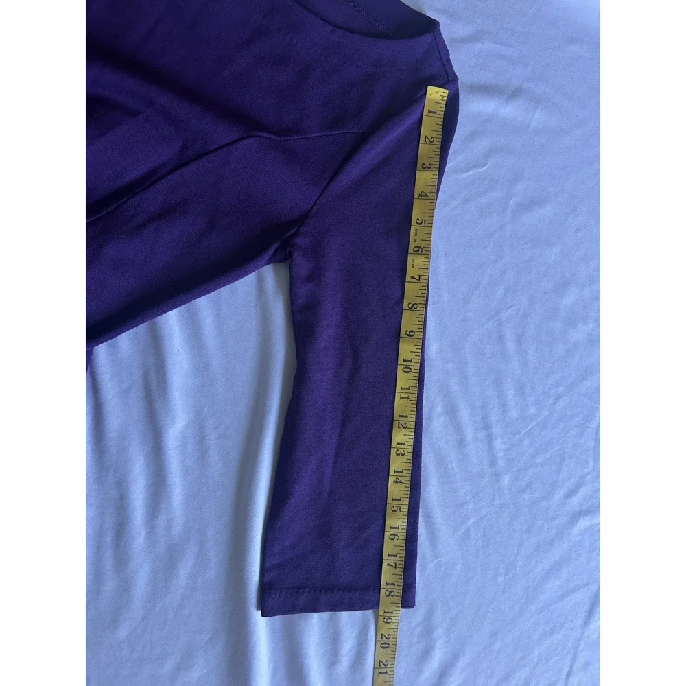 Boden Round Neck Sheath Dress Womens Size 8 Purple Classic Preppy Office